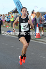 Senior womens 4 stage relay, 2021 Northern 6 and 4 Stage and Young Athletes Road Relays, Redcar. Photo: David T. Hewitson/Sports for All Pics